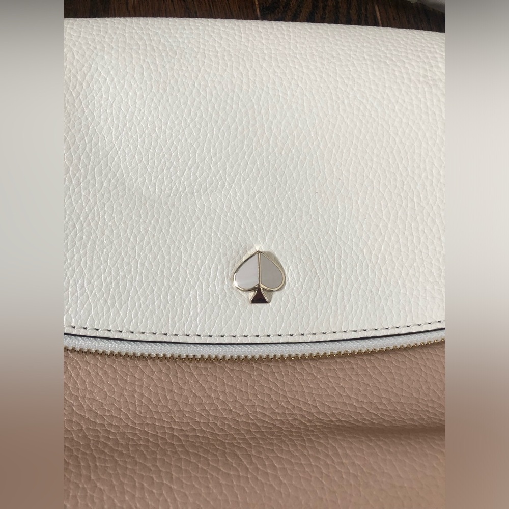 Kate Spade Large Convertible Polly Flap Adj. Shoulder Bag in Blush Multi - NEW! - Picture 5 of 15